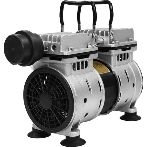 Pompa per vuoto senza olio, 220 V 550 W, pompa per vuoto, velocità 1400 giri/min, pompa per vuoto da laboratorio industriale, bassa rumorosità, eccellente dissipazione del calore