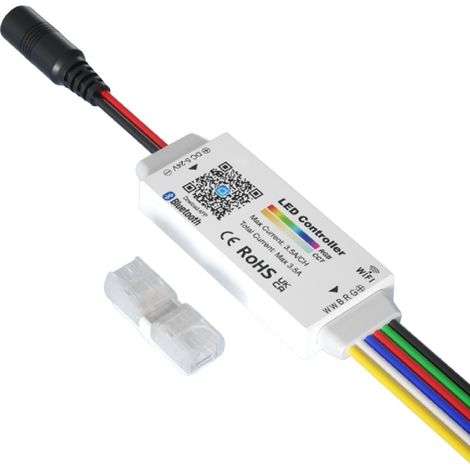 Contrôleur Variateur WiFi pour Ruban LED RGB 5/24 V DC RGB