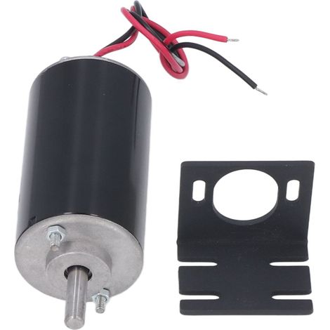 DC High Speed Motor Micro Adjustable Speed Control CW CCW Large Torsion No Noise 50W 12V 3000rpm with Bracket