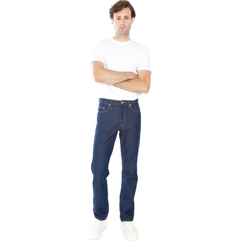 Pantalon de travail en jean bleu 5 poches 40