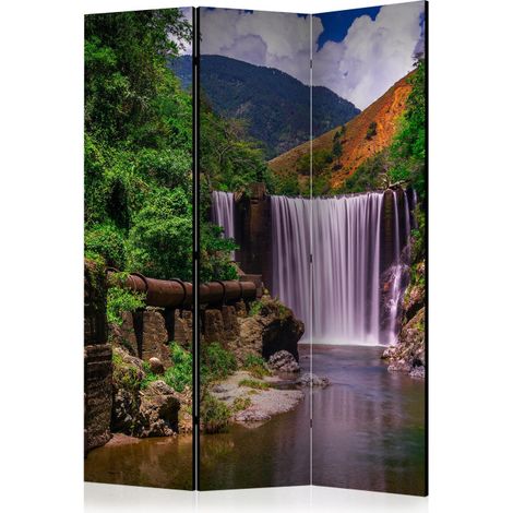 Paravent 3 Volets "Reggae Falls" 135x172cm (1/2)