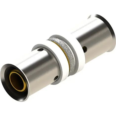 manchon union métal 16 mm pour tuyauterie multicouche (1/4)
