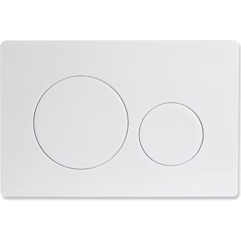 (Blanc) 1 pièce applicable à la plaque de réservoir d'eau Geberit, plaque de chasse d'eau Geberit, compatible avec la plaque de chasse d'eau suspendue, panneau de réservoir d'eau dissimulé, accessoire