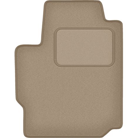 Alfombrilla de terciopelo para el conductor para: Daihatsu Materia monovolumen (2007-2011) beige (1/5)