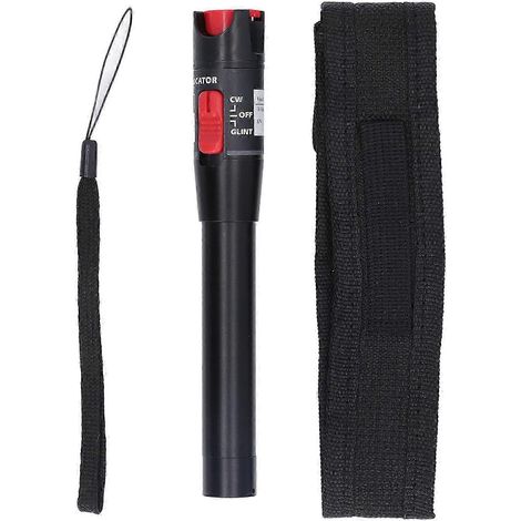 Localisateur visuel de défauts de fibre optique, stylo portable en alliage d'aluminium, compteur de câbles à fibre optique 10 MW (1/5)