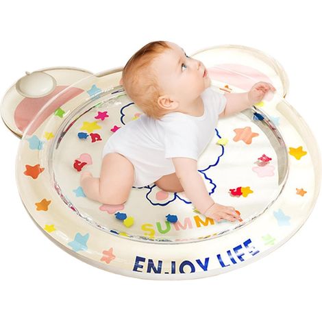 Tapis D'Eau Pour Bébé Tapis Sensoriel Pliable Centre D'Activités Bébé Tapis De Sensoriel Gonflable Pour Enfant Pour Petits Garçons et Filles Crèche Intérieur Extérieur Maison (1/5)