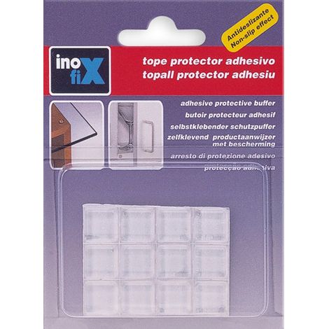 Tampons De Protection Adhésifs Pour étagère  ø12,7 X 12,7 X 3,1 Mm (blister 12 Uni.) Inofix (1/2)