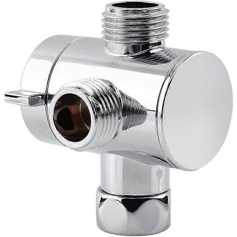 Inverseur de robinet de douche multifonctionnel Way, adaptateur de pommeau de douche pour bras de douche monté (1/5)