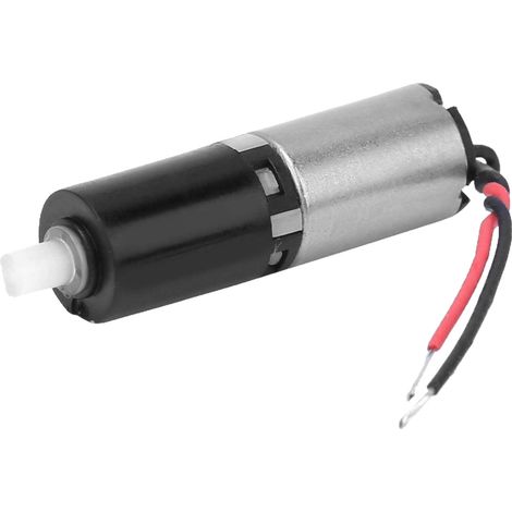 Lntyq Moteur électrique à engrenage planétaire sans noyau, 6mm, cc, 1.5V, 3V, adapté à la serrure intelligente, 120, 240, 600, 1200, 3200, 6400 tr/min(1.5V 600rpm)