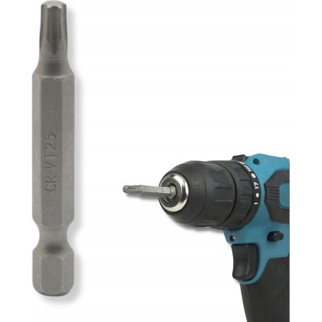 Embouts de vissage Torx T25 - Lot de 5 - 50 mm - Acier Cr-V - Durable et résistant