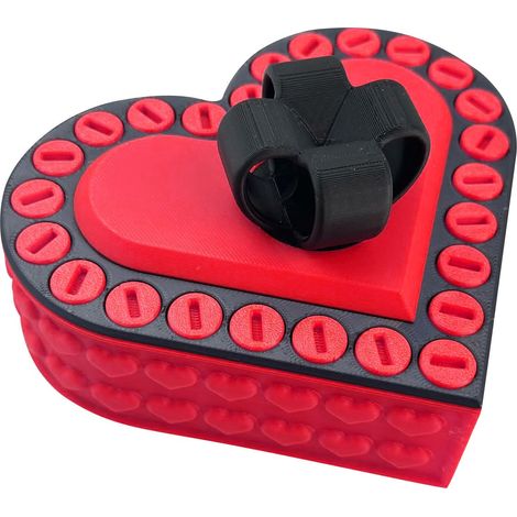 Boîte Puzzle - Boîte À Vis À Dévisser Pour Accéder Au Cadeau - Contenant Surprise Pour Argent Ou Carte - Plastique - 1 Pièce (1/3)