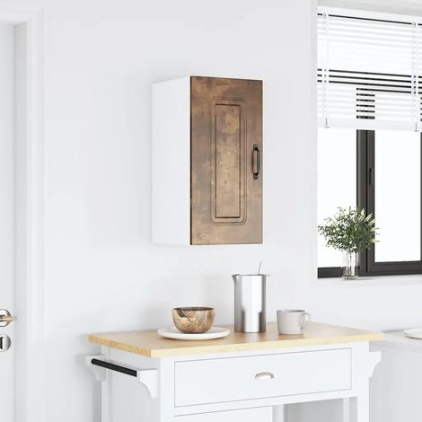Armario de pared para cocina Kalmar gran espacio de almacenamiento 30 x 31 x 60 cm de madera noble roble ahumado 020049965 (1/5)