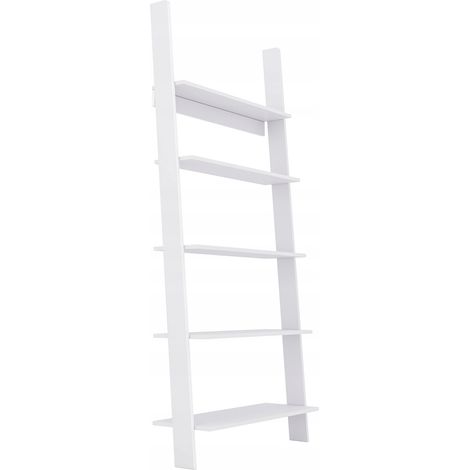 Scaffale a scala 189x85x29cm per fiori, bianco (1/3)