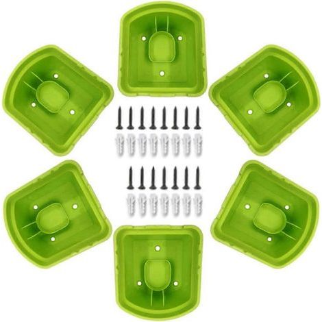 Lot de 6 supports de batterie pour batteries murales Ryobi 18V (1/5)