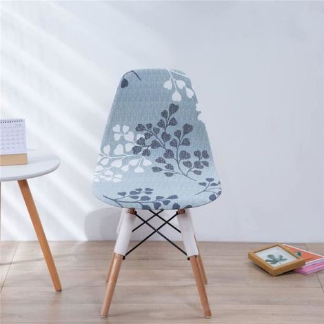 Lot de 6 Housse de Chaise Scandinaves, Extensible Housse de Chaise de Salle à Manger, Couverture de Chaise sans Accoudoirs,Stely C (1/4)