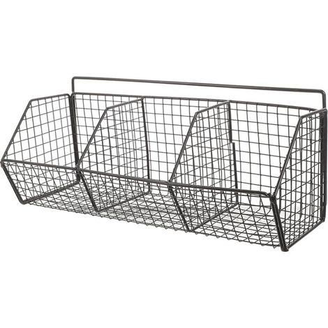 Metal Wall Shelf for Kitchen Wall Organizer for Spices and Sponge Storage Hanging Storage Storerooms 14.17 x 5.91 x 11 mm
