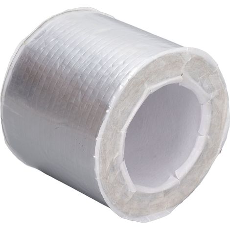 Ruban adhésif en butyle imperméable, feuille d'alliage d'aluminium, largeur 5 cm, longueur 10 m, pour l'étanchéité. (1/5)