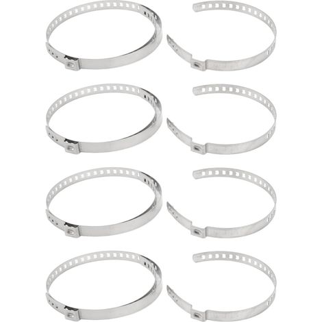 Kit de 24 colliers de serrage pour soufflet de cardan, en acier inoxydable, avec bandes universelles réglables pour arbre de transmission et colliers de serrage pour quad (1/5)