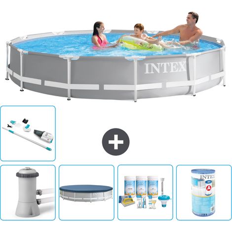 Intex Piscine Prism Frame Ronde - 366x76 cm - 6-pièces S42081 (1/5)