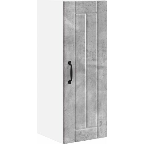 Maison Exclusive - Armadietto a muro LUCCA Grigio Cemento 30 x 31 x 80 cm