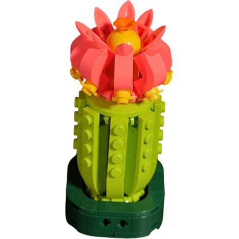 Plateau de succulentes en blocs de construction, plantes en pot, bouquet cadeau pour filles, fleurs assemblées, fleurs artificielles (1/5)