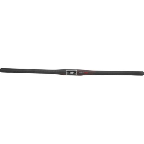 Guidon VTT relevé 760mm en fibre de carbone 3K, pièce de guidon de vélo droite, construction légère et robuste. (1/5)