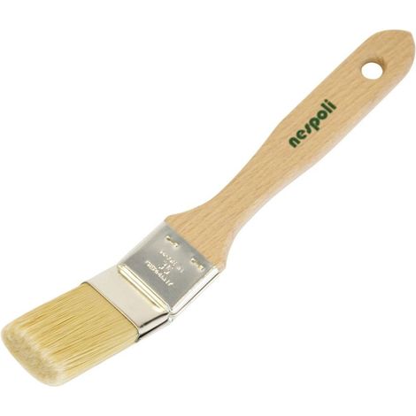 Nespoli FillPro Eckenpinsel kurzer Holzstiel, 35 mm Malerpinsel