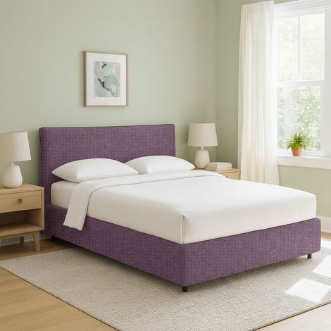 Cama Individual Louth, Desenfundable, Hecho en Italia, Violeta Lila (1/5)