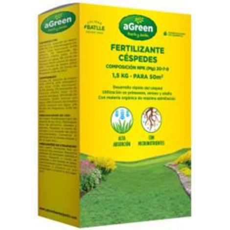 Engrais granulaire pour gazon 1,5 kg - 50 m²
