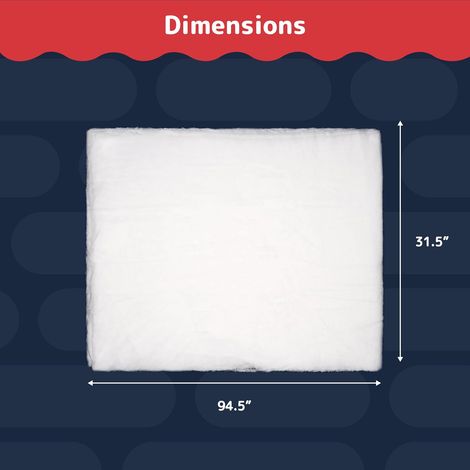 2 grands rouleaux de neige artificielle – Chemins de table de fête de Noël, décorations de neige artificielle (1/5)