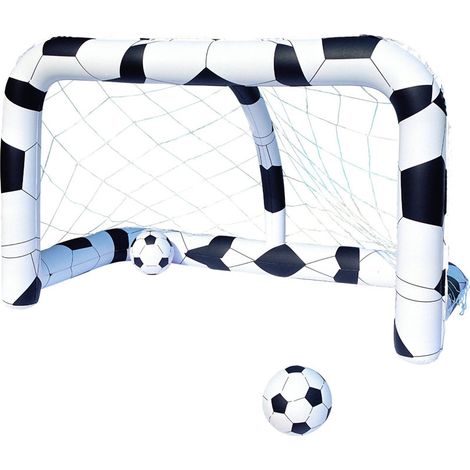 Set rete gonfiabile 2 palloni calcio giardino piscina 52058 Bestway (1/10)