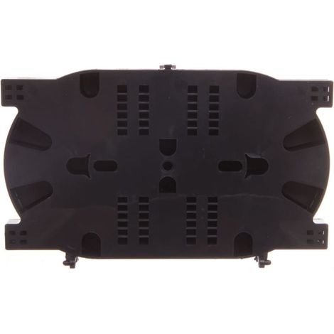 Cassette (plateau) à fibres optiques pour 36 épissures, pour gaines thermorétractables SP-O61, noire DN-96104