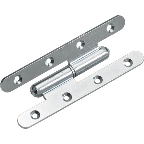 Hettich Türband 55 x 140 mm links verzinkt - 1 Stück Scharniere