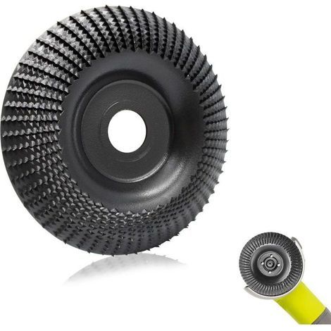 125-mm-Holzschleifscheibe, Hartmetall-Holzschleifscheibe, Kettensägenscheibe, Holzschleifscheibe für grobes Schleifen von Materialien für 125-mm-Winkelschleifer (1/5)