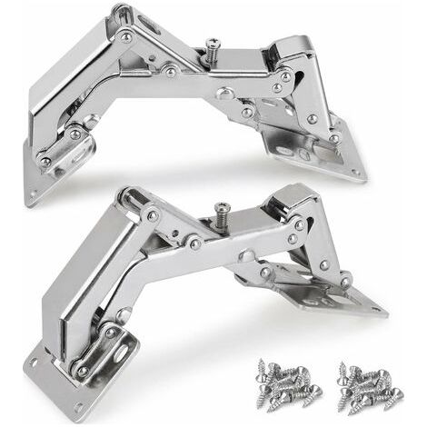 MINKUROW Cerniere Per Ante, Set Di 2 Cerniere Per Porte Pieghevoli Cerniere Per Porte Per Mobili, Cerniere A Chiusura Automatica Per Porte Leggere (1/5)