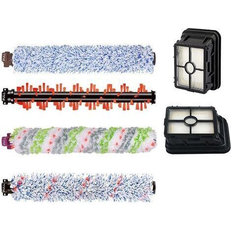 BUNTHAUS 6Pcs Accessories pour Bissell Crosswave 3 en 1 Aspirateur Brosse de Rechange Filtre de Rechange pour Aspirateur Bissell CrossWave 1866/2306/2551/1785
