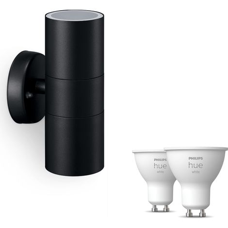 Philips Hue Kylis Applique murale d'extérieur Up & Down GU10 (Noir) Lumière blanche chaude - White (1/5)