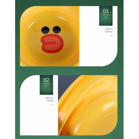 Bassine pliante multifonctionnelle Yellow Duck, portable et pliable, pour la maison et l'extérieur. (1/5)