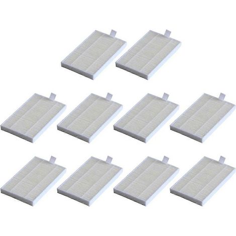 Lot de 10 filtres HEPA de rechange pour aspirateurs robots Liectroux C30b et Proscenic 800t/820s. (1/5)