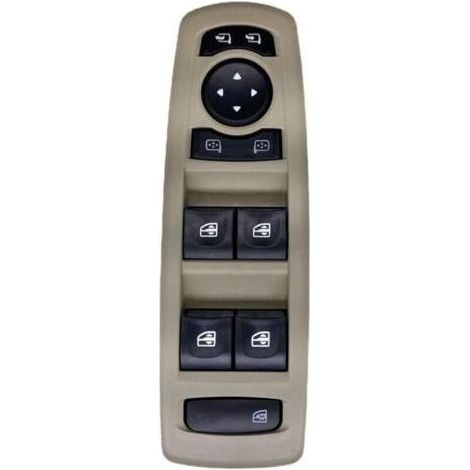Bouton de commutateur de lève-vitre pour R&enault pour Laguna 3 pour Megane 3 pour Fluence 2008-2016 Bouton Régulateur De Console 254000015R Interrupteur De Commande (Color : Beige) (1/4)