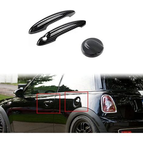 3 door handle covers and fuel tank covers for BMW Mini Cooper S R55 R56 (1/5)