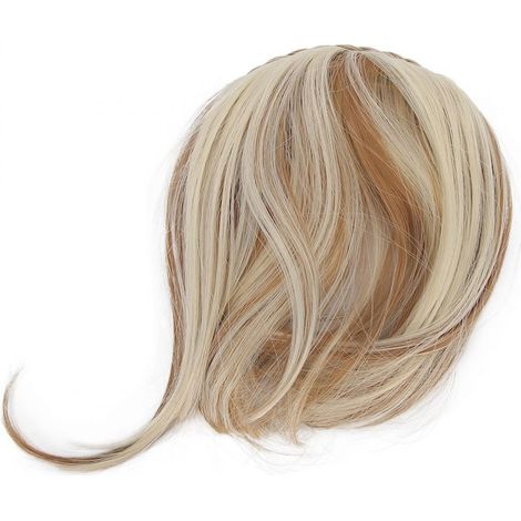 Perruque synthétique avec frange – EINNENFFER – Couleur naturelle, fibres résistantes à la chaleur, calotte ajustable, maintien antidérapant, style réaliste et confortable (1/5)