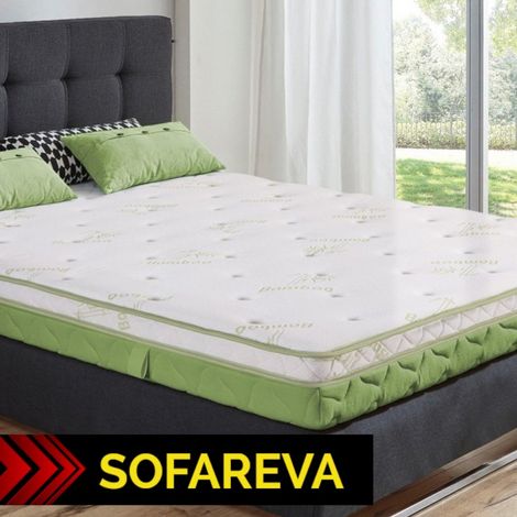 Surmatelas Sweet Bamboo 140x200cm Mémoire de forme Epaisseur 8 cm (1/5)