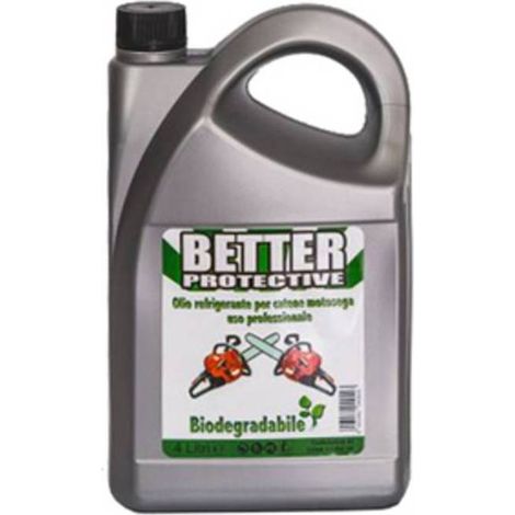 4 x PROTETTIVO P/CATENA MOTOSEGA GREEN OIL 4 L