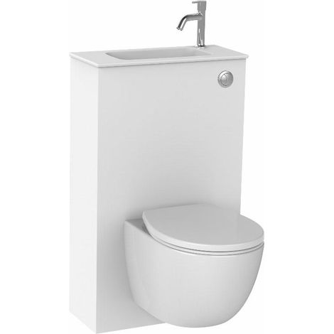SIAMP Bati Trio water pack Wc sospeso + vaso + lavabo - 10005127 (1/4)