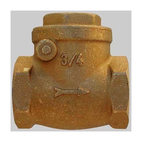 VALVOLA A CLAPET IN OTTONE SEDE GOMMA - 2"