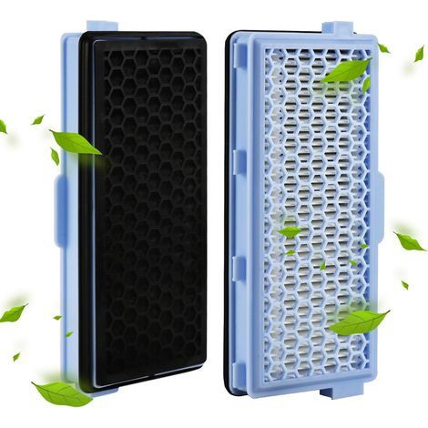 2 HEPA-Filter-Staubsauger für Miele Compact C1 & C2, Complete C2 & C3, S8340, HEPA-Filter für Miele Staubsauger