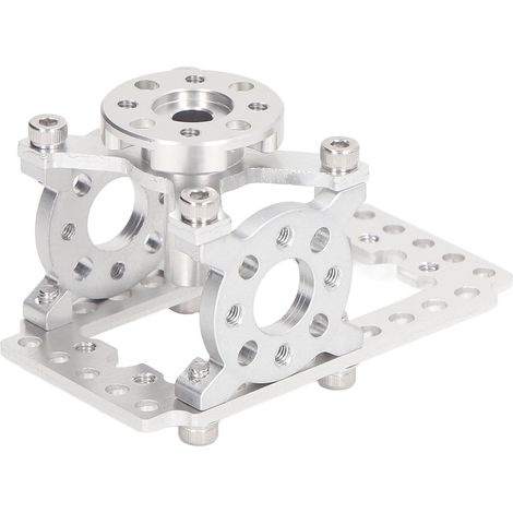 Verstärkte Servohalterung aus Aluminium, 25-Zahn-Lenkarm, hochbelastbare Rückholwelle für besseres Handling, tragfähiges Chassis, Hochleistungs-Servo-Ersatzteil. (1/5)