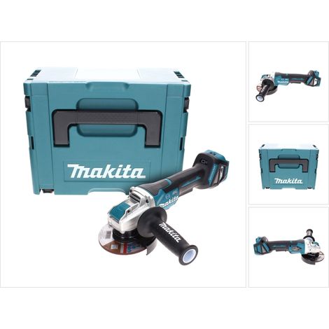 Makita DGA 519 ZJ Akku Winkelschleifer 18 V 125 mm Brushless X-Lock Solo + Makpac - ohne Akku, ohne Ladegerät (1/5)