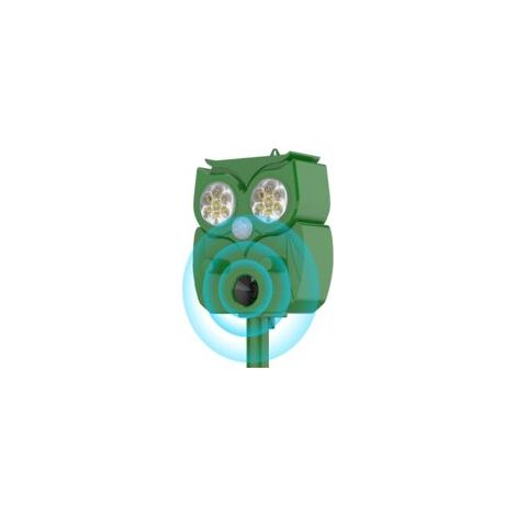 Repulsif Chat Exterieur 1 Pièces, Répulsif Chat Ultrason, Répulsif pour Animaux Solaire,5 Modes Réglables Repousse Les Chats et d'autres Animaux pour Le Jardin (1/5)